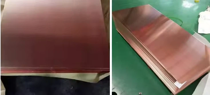 sheet of copper metal sheet of copper metal